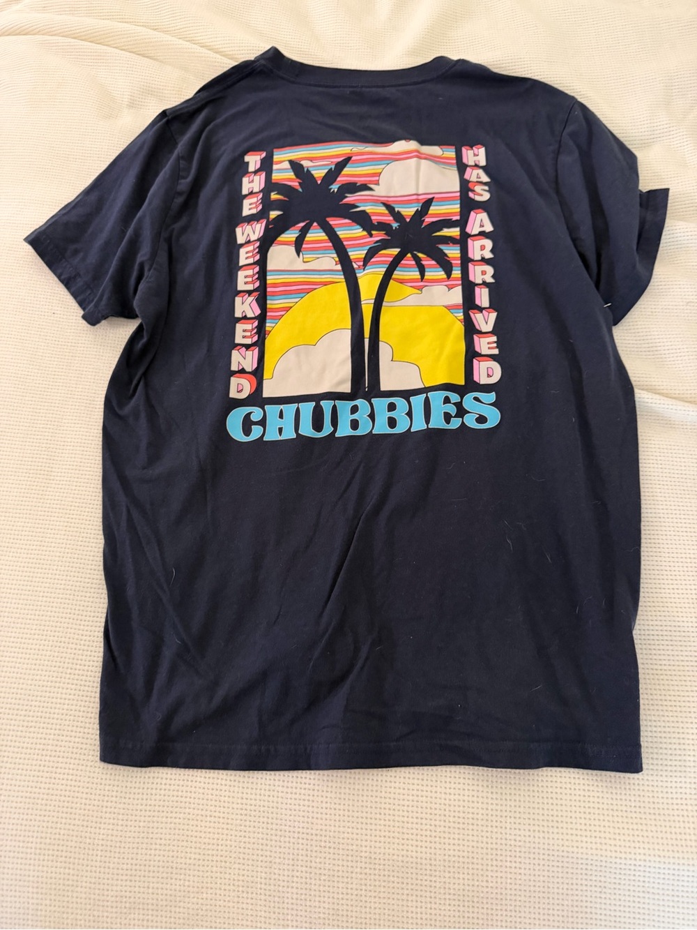 Chubbies The Weekend Has Arrived Palm Tree Graphic T-Shirt